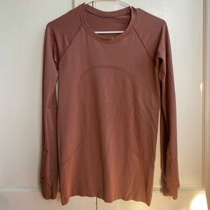 Lululemon Athletica Swiftly Tech Long Sleeve Shirt 2.0 Size 6 Dusty Rose